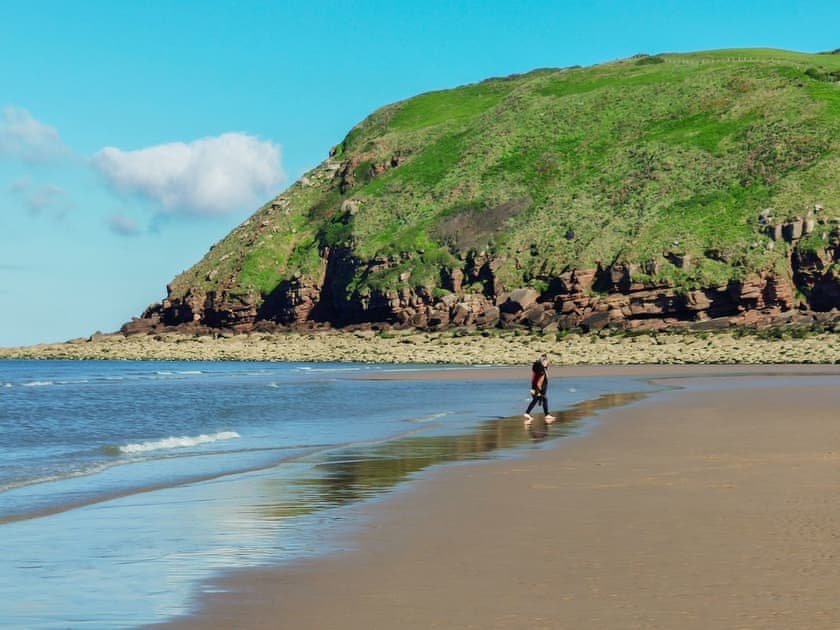 St Bees beach near the headland | Hurst House, St Bees