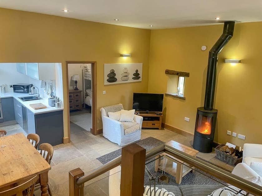 Open plan living space | The Sheep Shack, Hayfield, High Peak