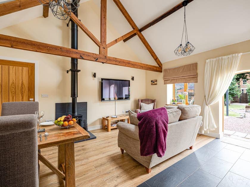 Open plan living space | The Parlour - Springfield Barns, Myddle, near Shrewsbury