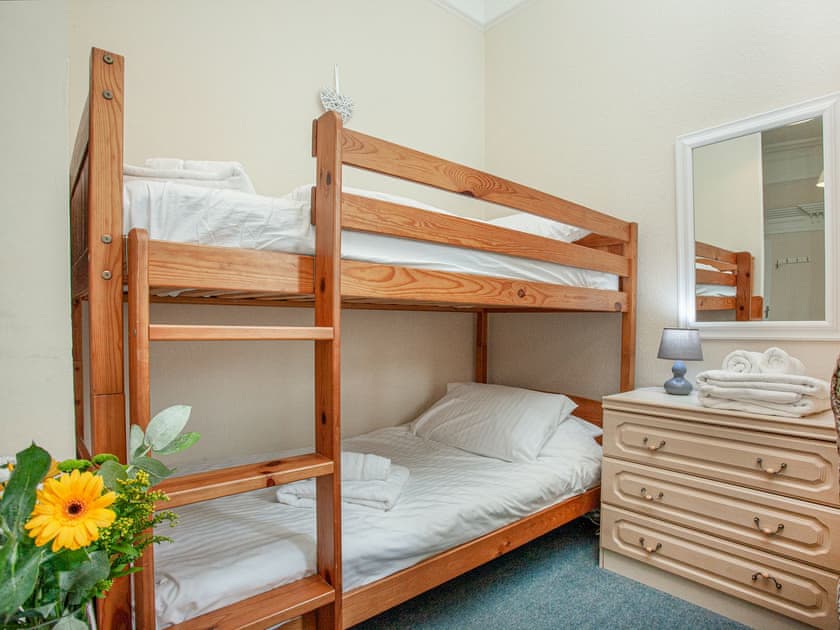 Bunk bedroom | Apartment Two - Broadshade Holiday Apartments, Paignton