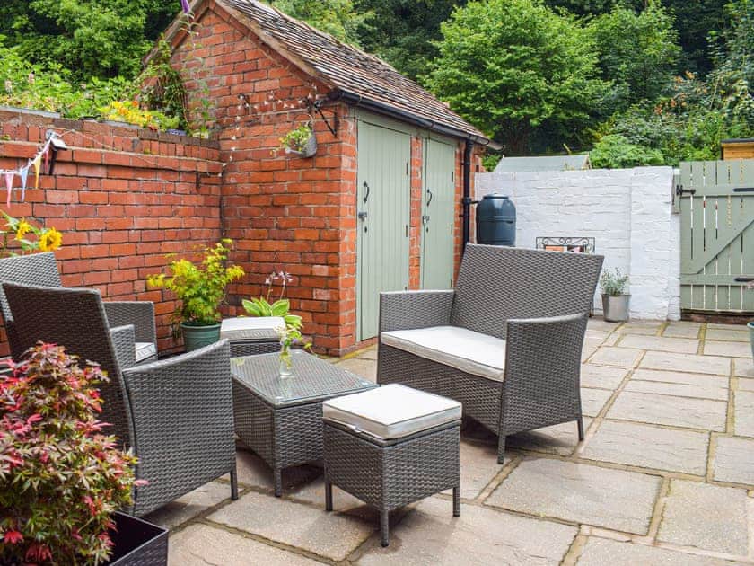 Outdoor area | Millie’s Cottage, Coalbrookdale