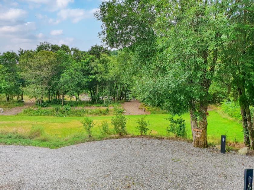 View to garden | River Cottage - Milton, Drumnadrochit, near Inverness