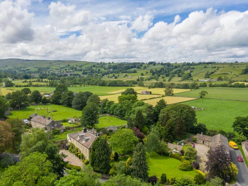 The cottages from above | Carriage House - The Grange, West Burton, near Leyburn