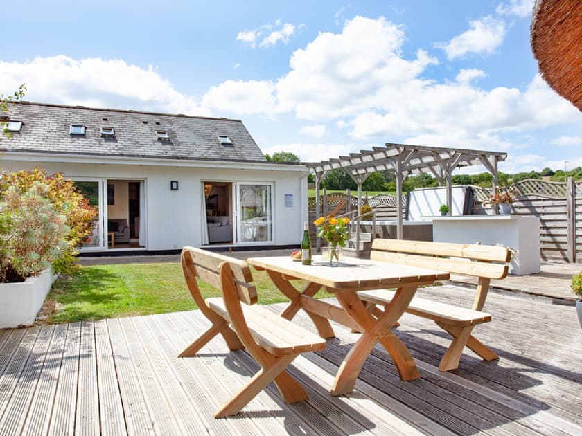 Outdoor area | Sundance - Horselake Farm Cottages, Cheriton Bishop