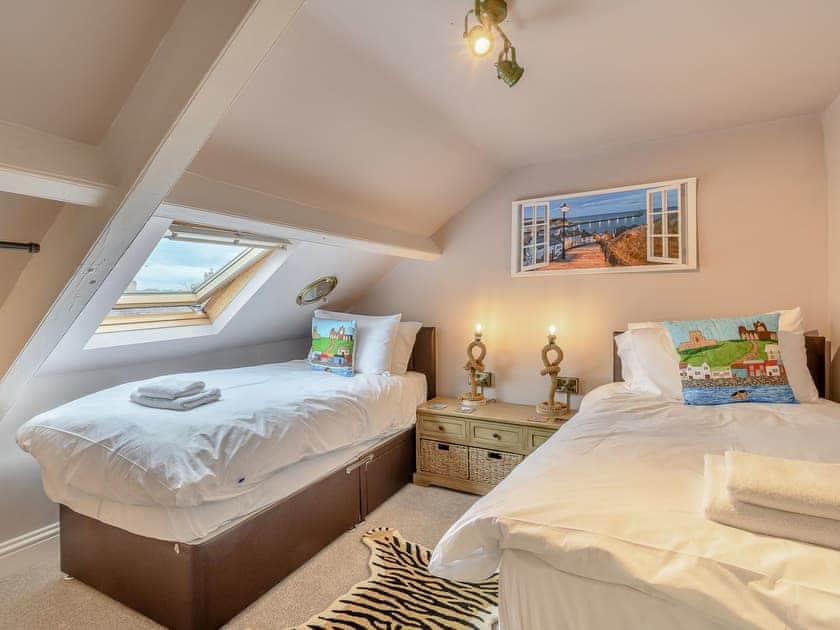 Twin bedroom | The Merry Gull, Whitby