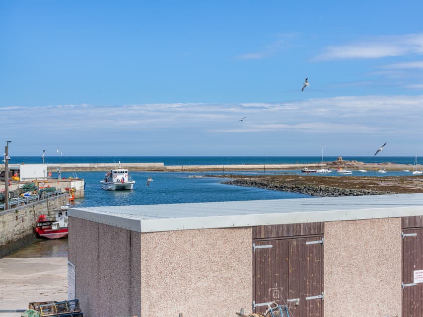 View | Quay Cottage, Seahouses, near Alnwick