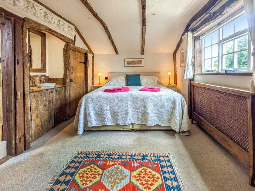 Main bedroom Ziplink Super kingsize | Stable End - Wissett Place Cottages, Halesworth