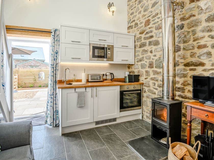 Kitchen area | The Hayloft - Hendy Farm, Raglan