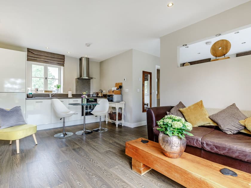 Open plan living space | Little Barn - Lower Delves Farm, Shirland, near Alfreton