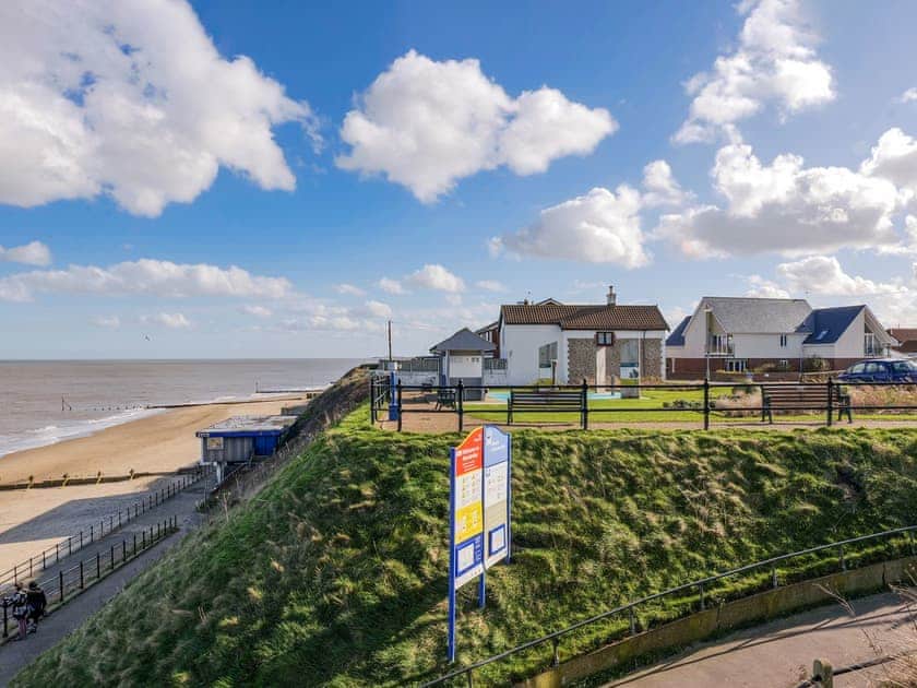 Setting - Property is on the far right | Sea Is All Around, Mundesley, near Cromer