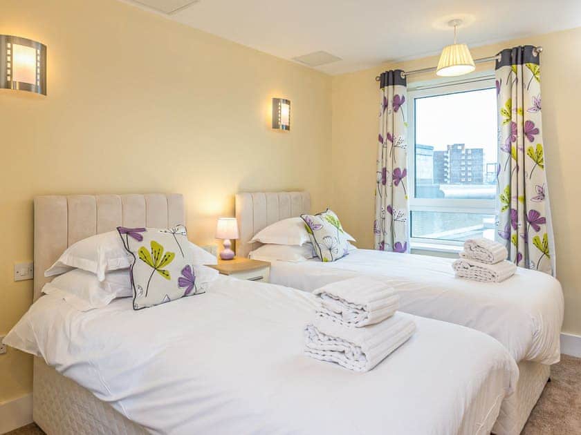 Twin bedroom | Poppies, Poole