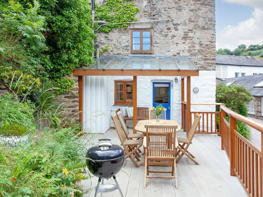 Terrace | 1 Castle Cottage - Tuckenhay Mill, Bow Creek, between Dartmouth and Totnes