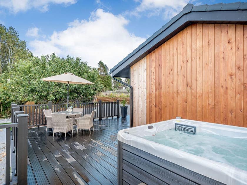Hot tub | Appletree Lodge, Ayr