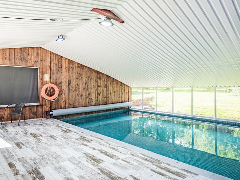 Shared swimming pool | Stuarts Farm Barn, Lathom, Ormskirk near Southport