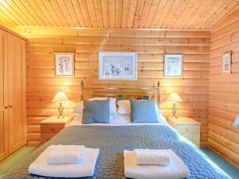 Double bedroom | Wold Lodge Leisure- Cherry Lodge - Wold Lodge Leisure, Kenwick, near Louth