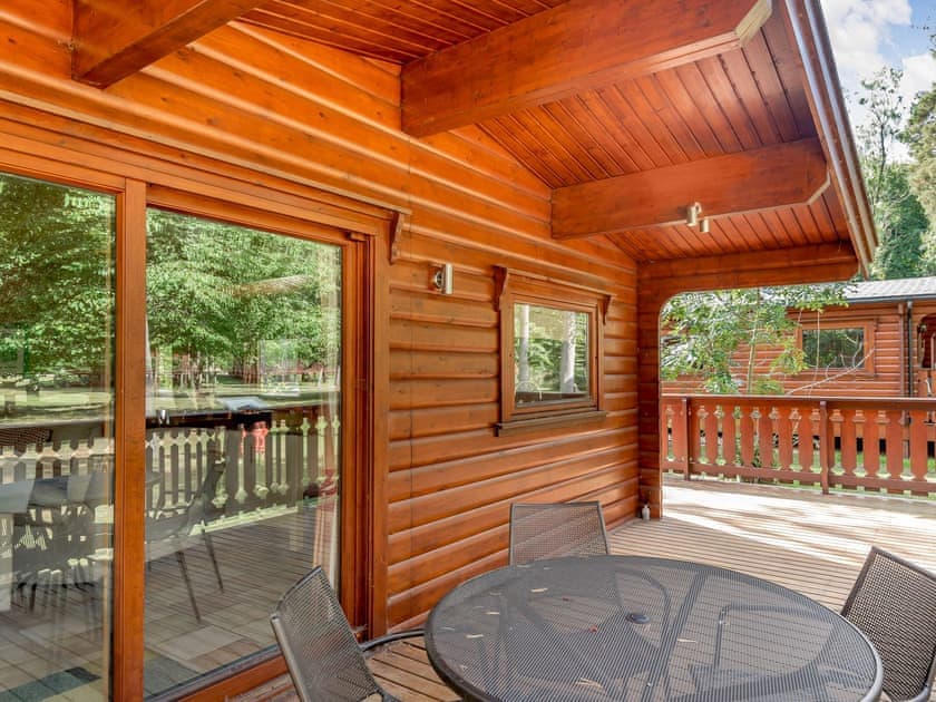 Terrace | Wold Lodge Leisure- Cherry Lodge - Wold Lodge Leisure, Kenwick, near Louth