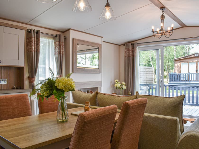Dining Area | Deer Glade Lodge, Landford, near New Forest