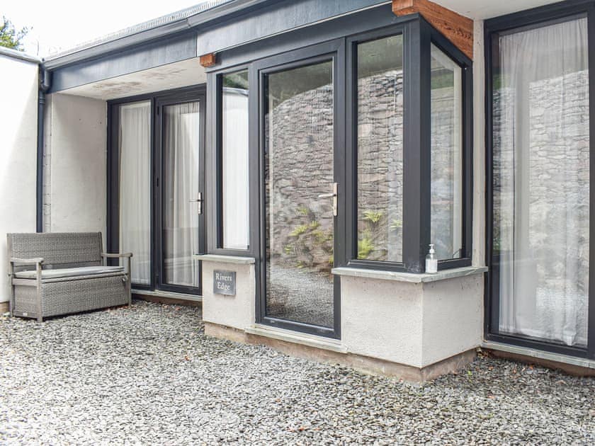 Outdoor area | Rivers Edge - Steppingstones Riverside Terrace, Ambleside