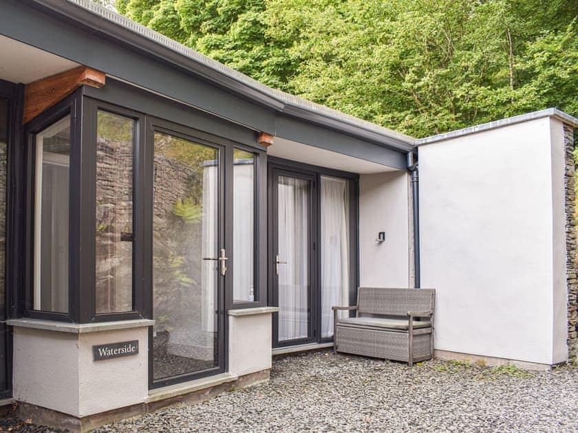 Outdoor area | Waterside - Steppingstones Riverside Terrace, Ambleside