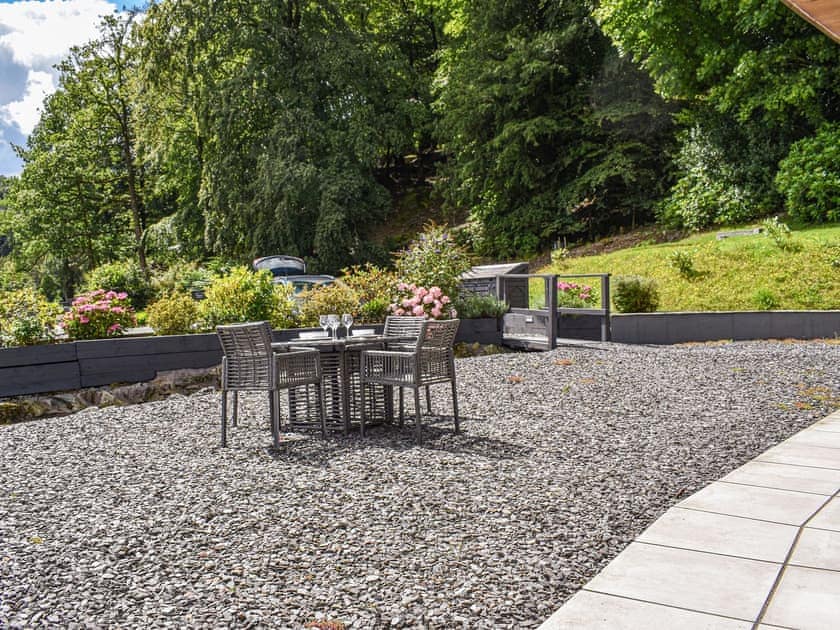 Outdoor area | Waterside - Steppingstones Riverside Terrace, Ambleside