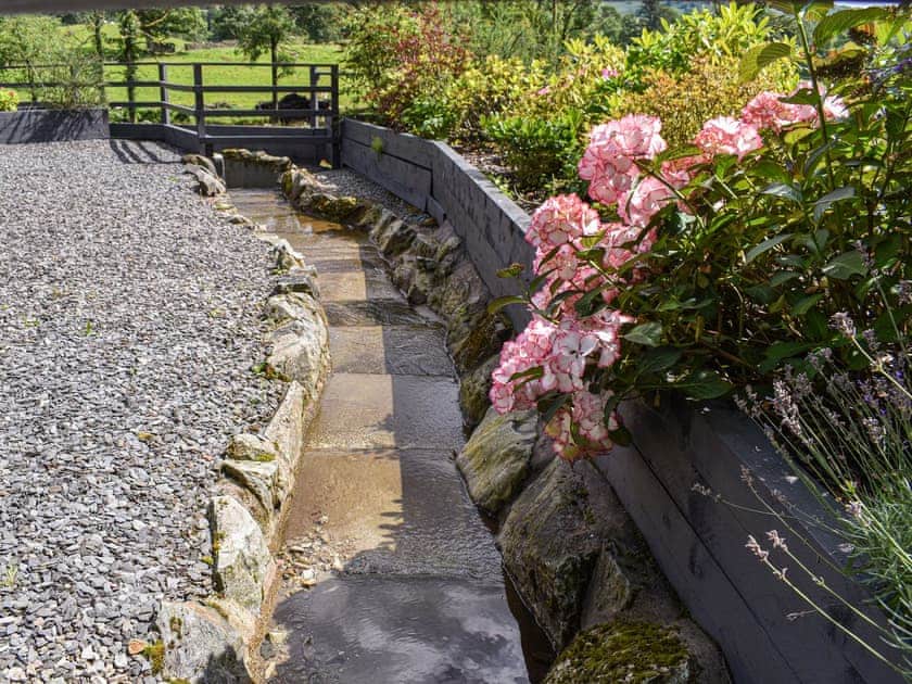 Outdoor area | Waterside - Steppingstones Riverside Terrace, Ambleside