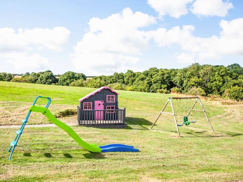 Children’s play area | Discovery - Horselake Farm Cottages, Cheriton Bishop
