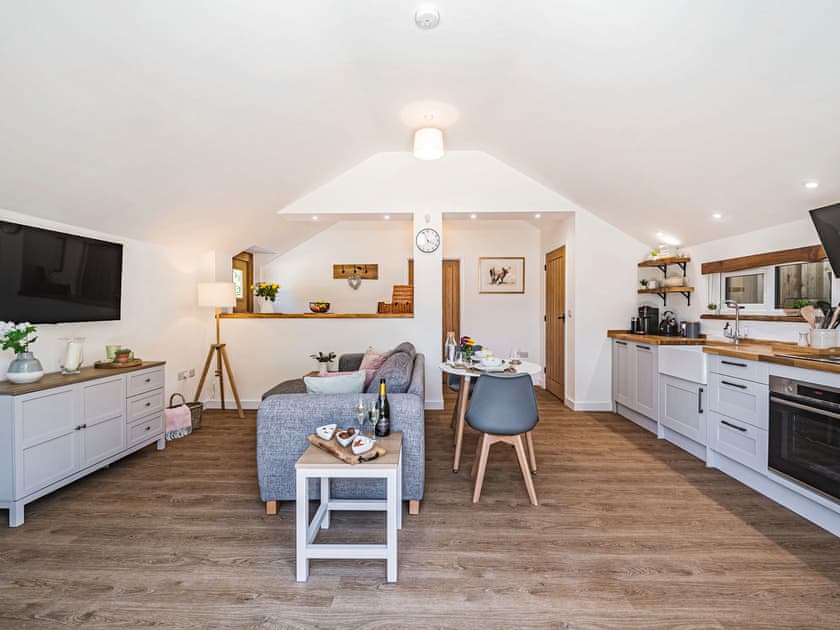 Open plan living space | Olchard Lodge, Newton Abbot
