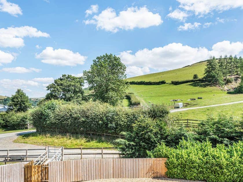 View | Hill View Lodge - Mill Farm Holiday Cottages, Heyope, near Knighton