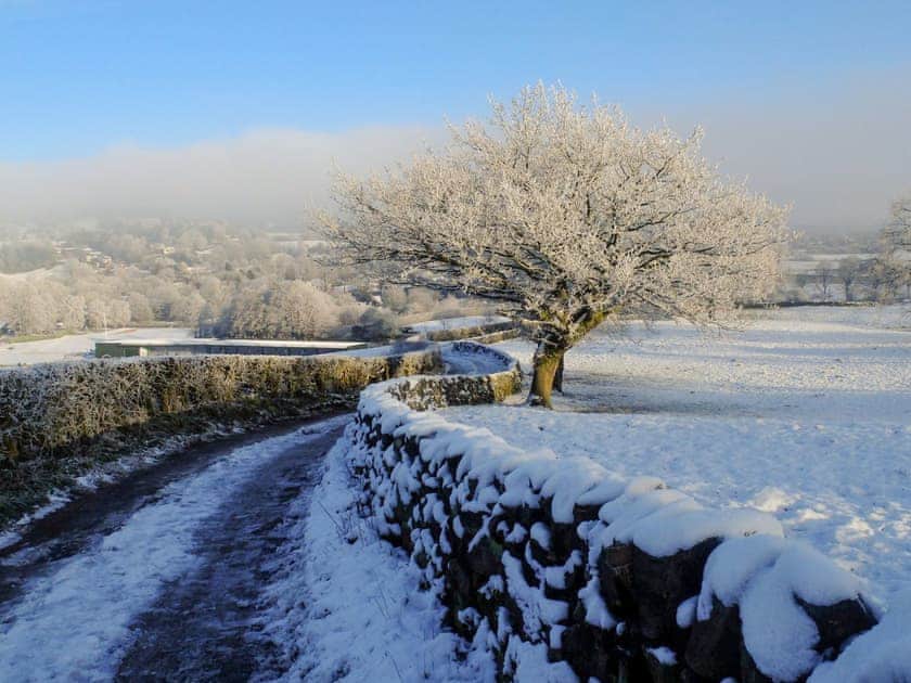 Houghwood lane snowscape | Sun Valley- Serenity - Sun Valley, Stockton Brook, near Leek