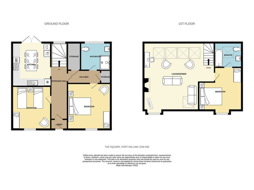 Floor plan | Saltlife Cottage, Port William
