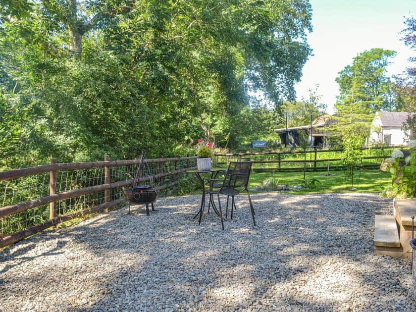 Outdoor area | Herdwick Hut, Llanddeusant, near Llangadog