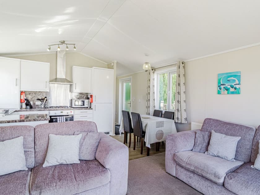 Open plan living space | Carnoustie Lodge, Tydd St Giles