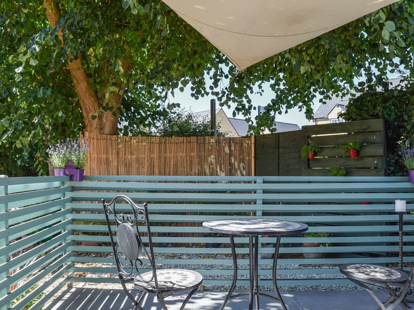 Patio | Leofric Lodge, Bampton
