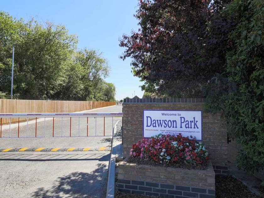 Entrance to park | 2 Dawson Park - Dawson Holiday Homes, Mablethorpe