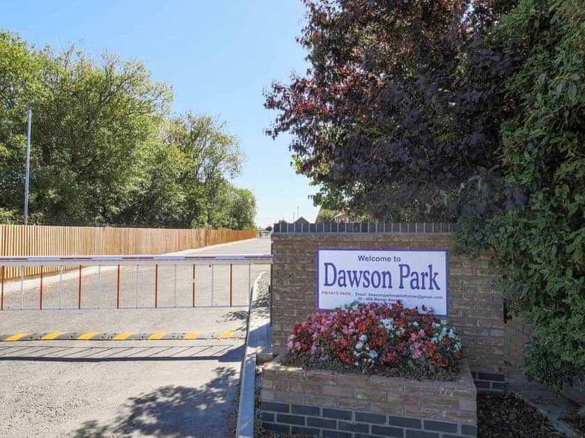 Entrance to park | 5 Dawson Park - Dawson Holiday Homes, Mablethorpe