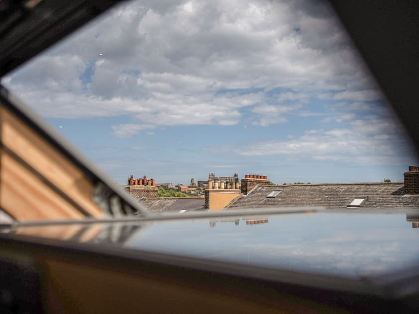 Abbey view from attic bedroom | The Merry Gull, Whitby