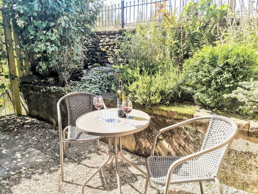 Sitting-out-area | Red Gable Cottage, Shap, near Penrith