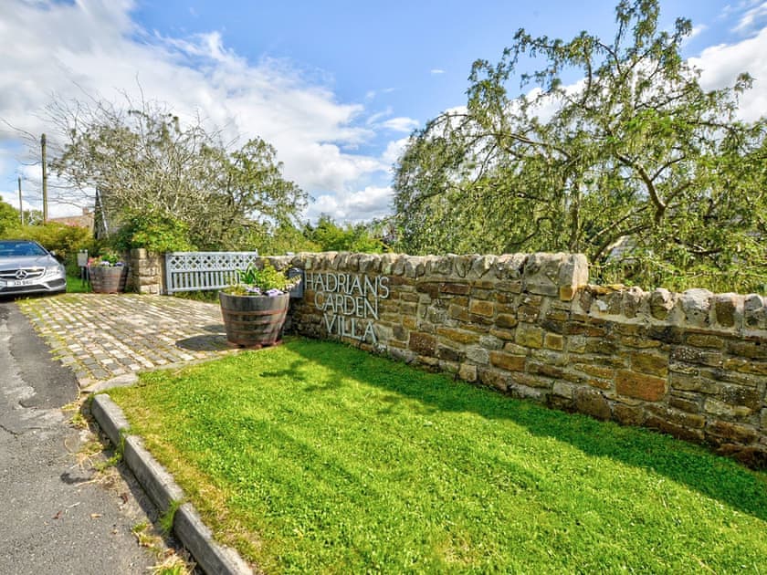 Roadside entrance to the property | Hadrian’s Garden Villa, Henshaw, near Haltwhistle