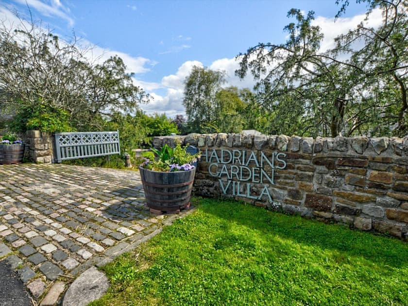 Roadside entrance to the property | Hadrian’s Garden Villa, Henshaw, near Haltwhistle