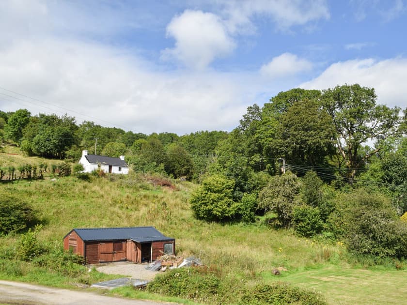 The holiday home’s elvated location affords spectacular views | The Old Croft House, Strontian