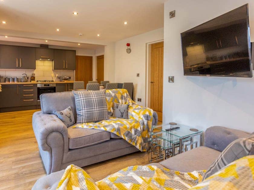 Open plan living space | The Linden Suite - Spring Willows Boutique Holiday Park, Staxton, Near Scarborough
