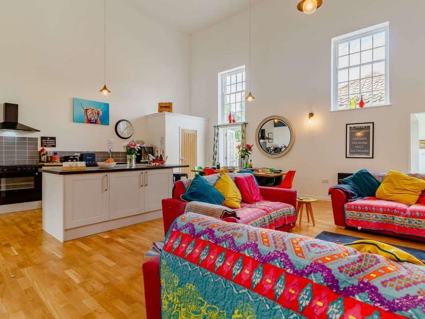Open plan living space | The Chapel, Hindolveston, near Holt