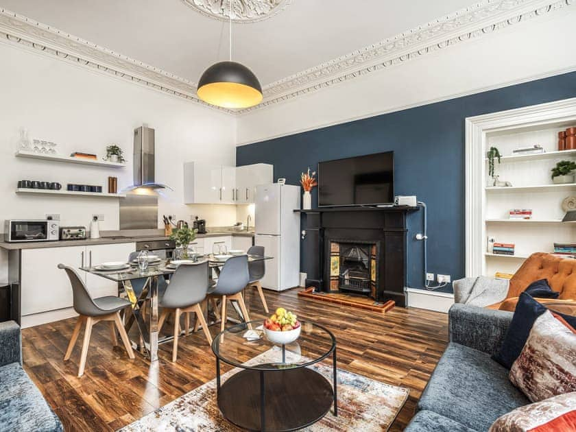 Open plan living space | The Renfrew Residence, Glasgow City Centre