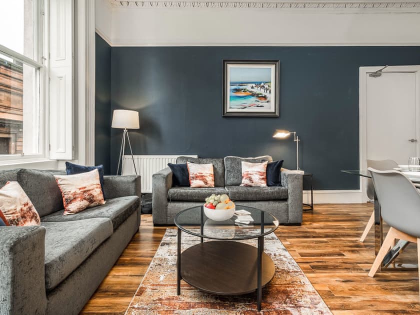 Open plan living space | The Renfrew Residence, Glasgow City Centre