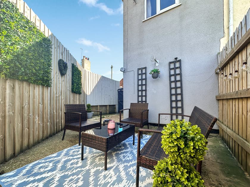 Outdoor area | Driftwood Cottage, Gorleston-on-Sea