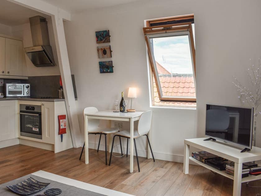 Open plan living space | Coast Apartment, Whitby
