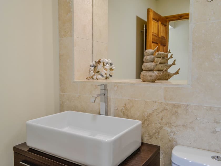 Bathroom | Seaviews and Hot Tub at The Fairways - The Fairways, Portpatrick