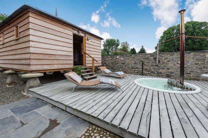 Decking | Ty Glyn Mansion Cottage, Cilau Aeron, near Aberaeron