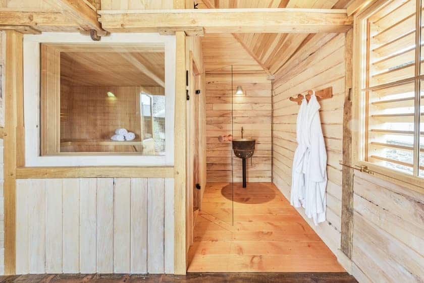 Sauna | Ty Glyn Mansion Cottage, Cilau Aeron, near Aberaeron