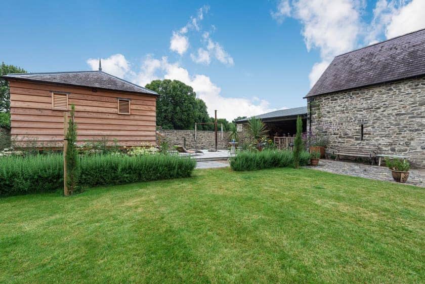 Garden | Ty Glyn Mansion Cottage, Cilau Aeron, near Aberaeron